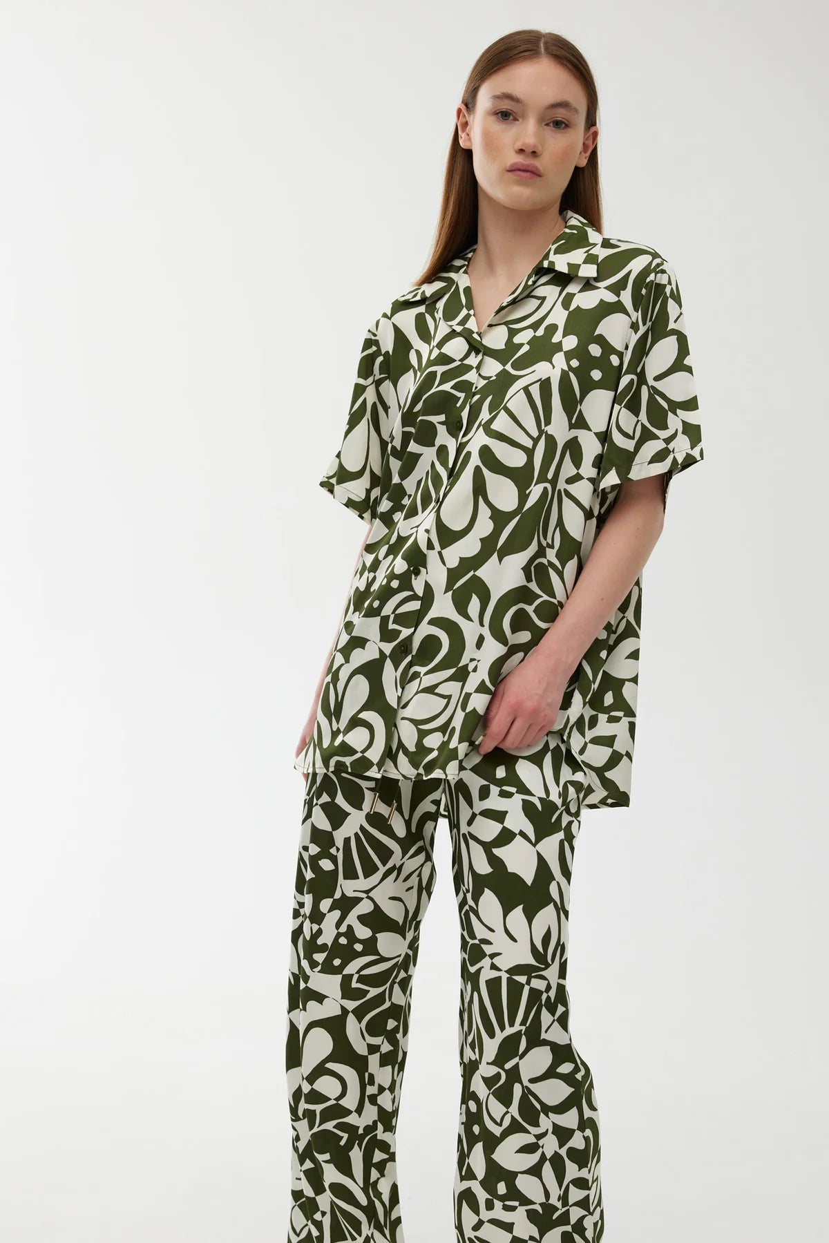 Kinney the Label Yara Shirt - Verte Geo