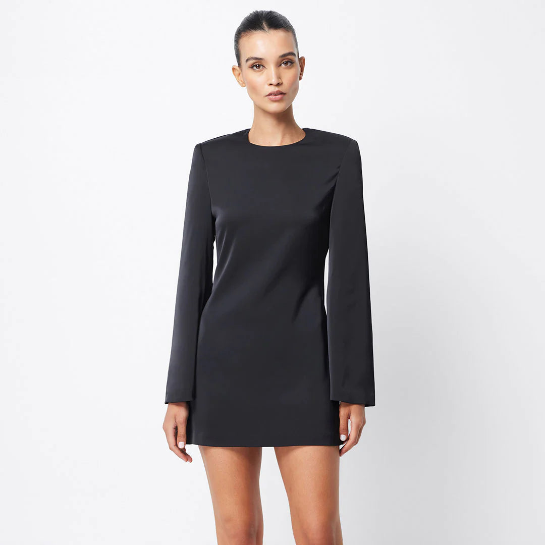 Mossman Oxford Mini Dress - Black