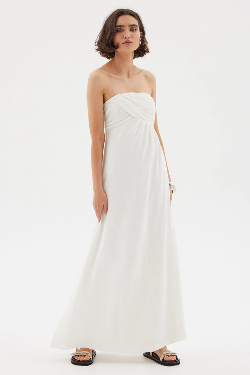 Sovere Studio Seaira Maxi Dress - Chalk