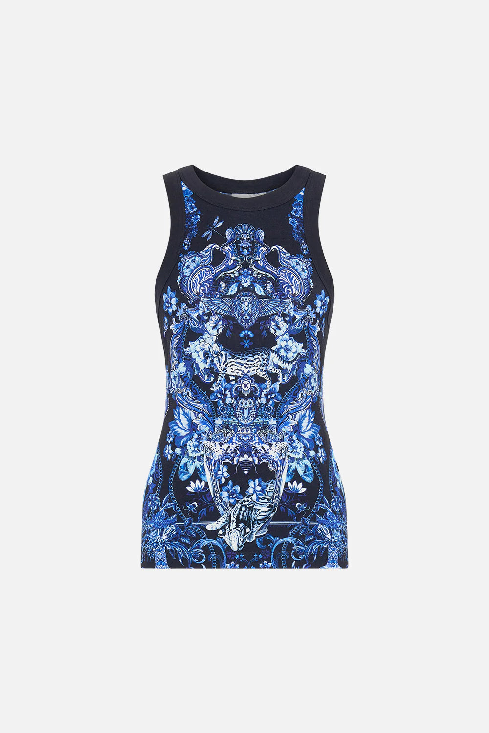 Camilla Delft Dynasty Jersey Tank Top - Navy