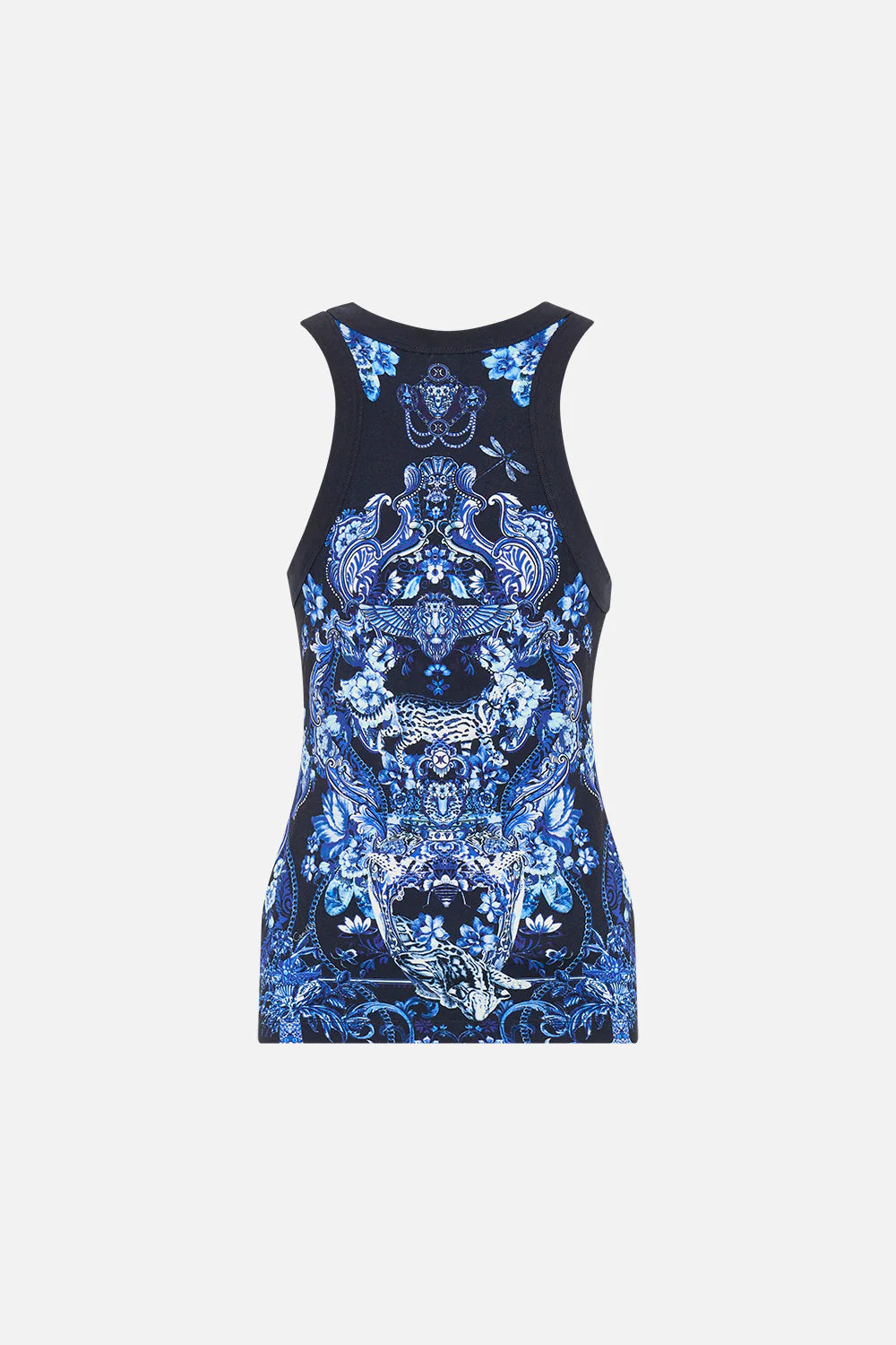 Camilla Delft Dynasty Jersey Tank Top - Navy