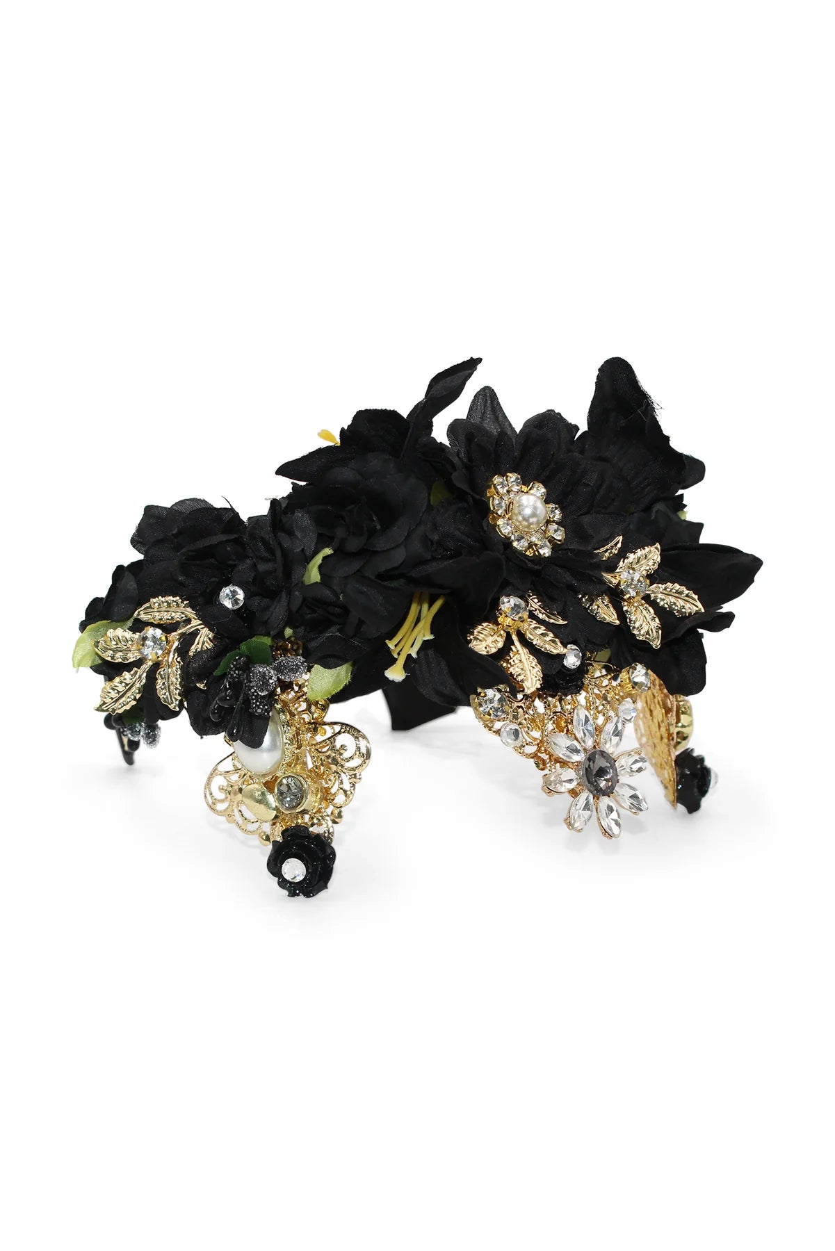 Morgan and Taylor 'Violet' Headpiece in Black