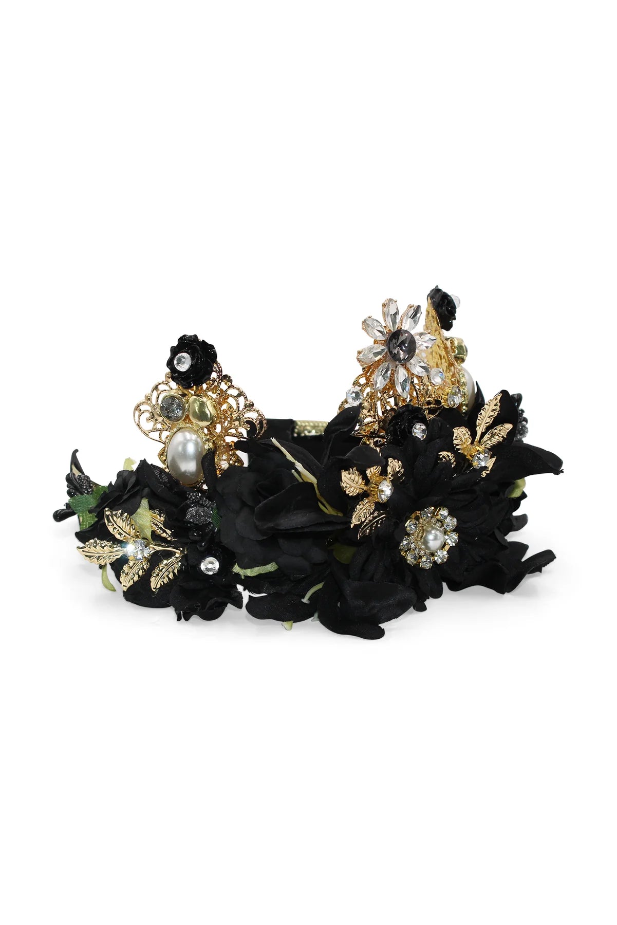 Morgan and Taylor 'Violet' Headpiece in Black