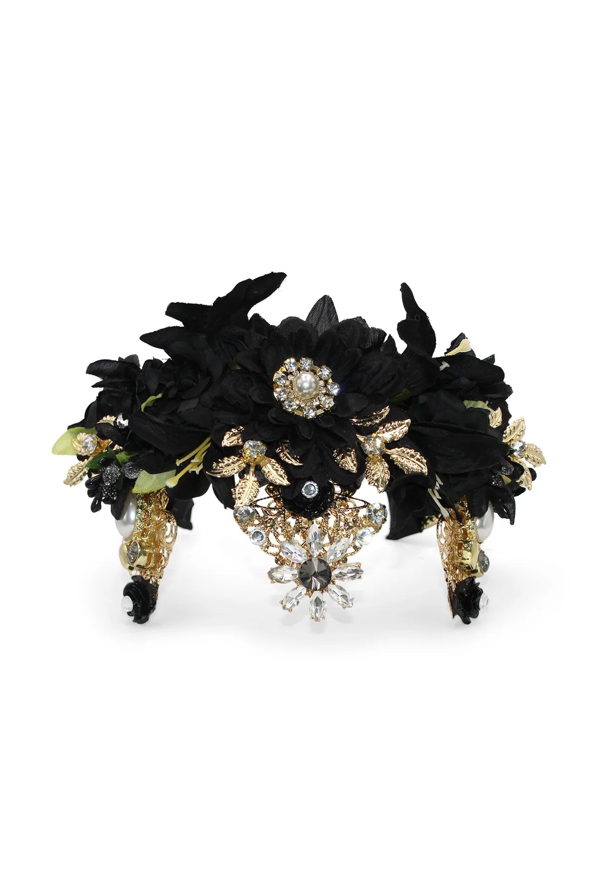Morgan and Taylor 'Violet' Headpiece in Black