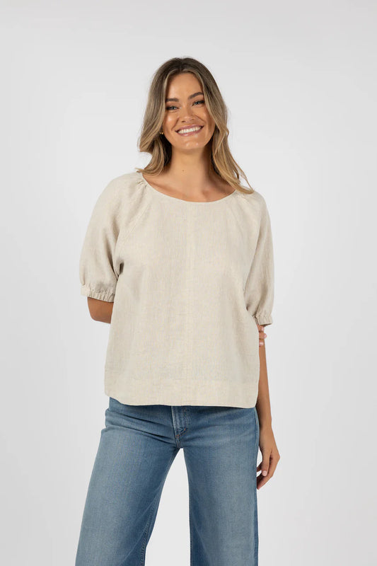 Humidity Lifestyle Lagoon Blouse - Natural