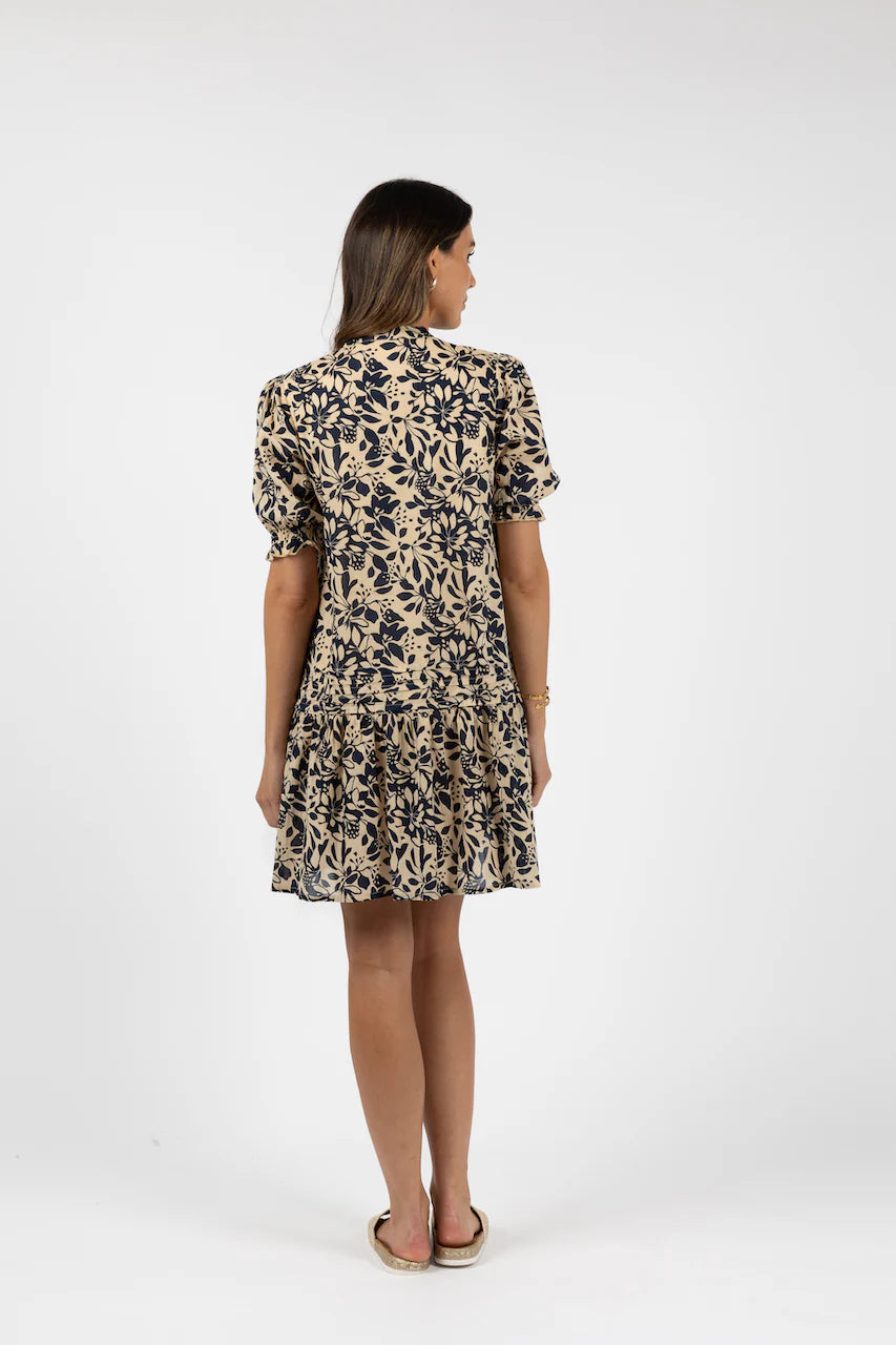 Humidity Lifestyle Eden Shift Dress - Navy