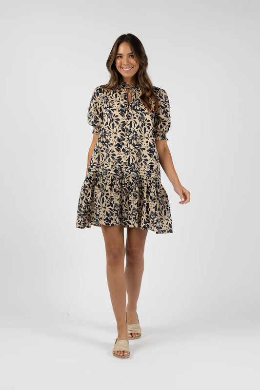 Humidity Lifestyle Eden Shift Dress - Navy