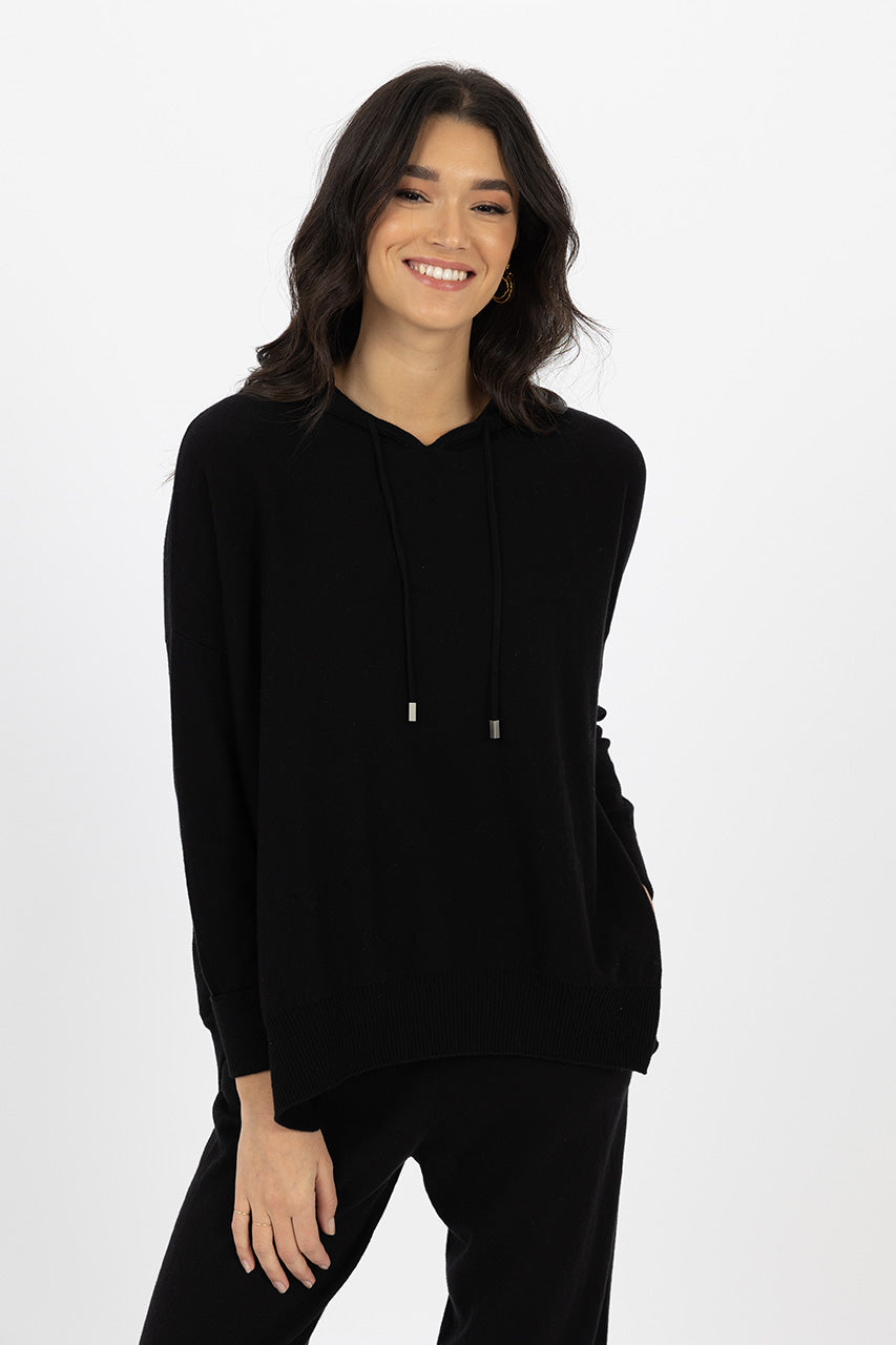 Shop Online I Ellery and Moss I Humidity Lifestyle Peyton Hoodie - Black