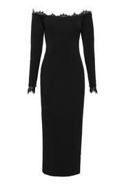 Mossman Eternal Midi Dress - Black