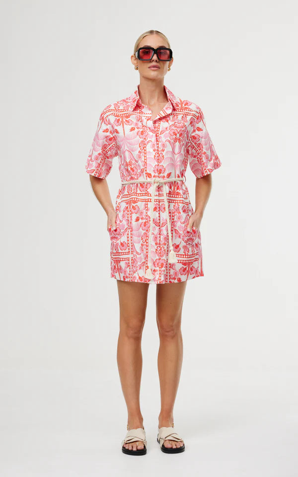 Kinney The Label Immy Mini Dress - Las Palmas