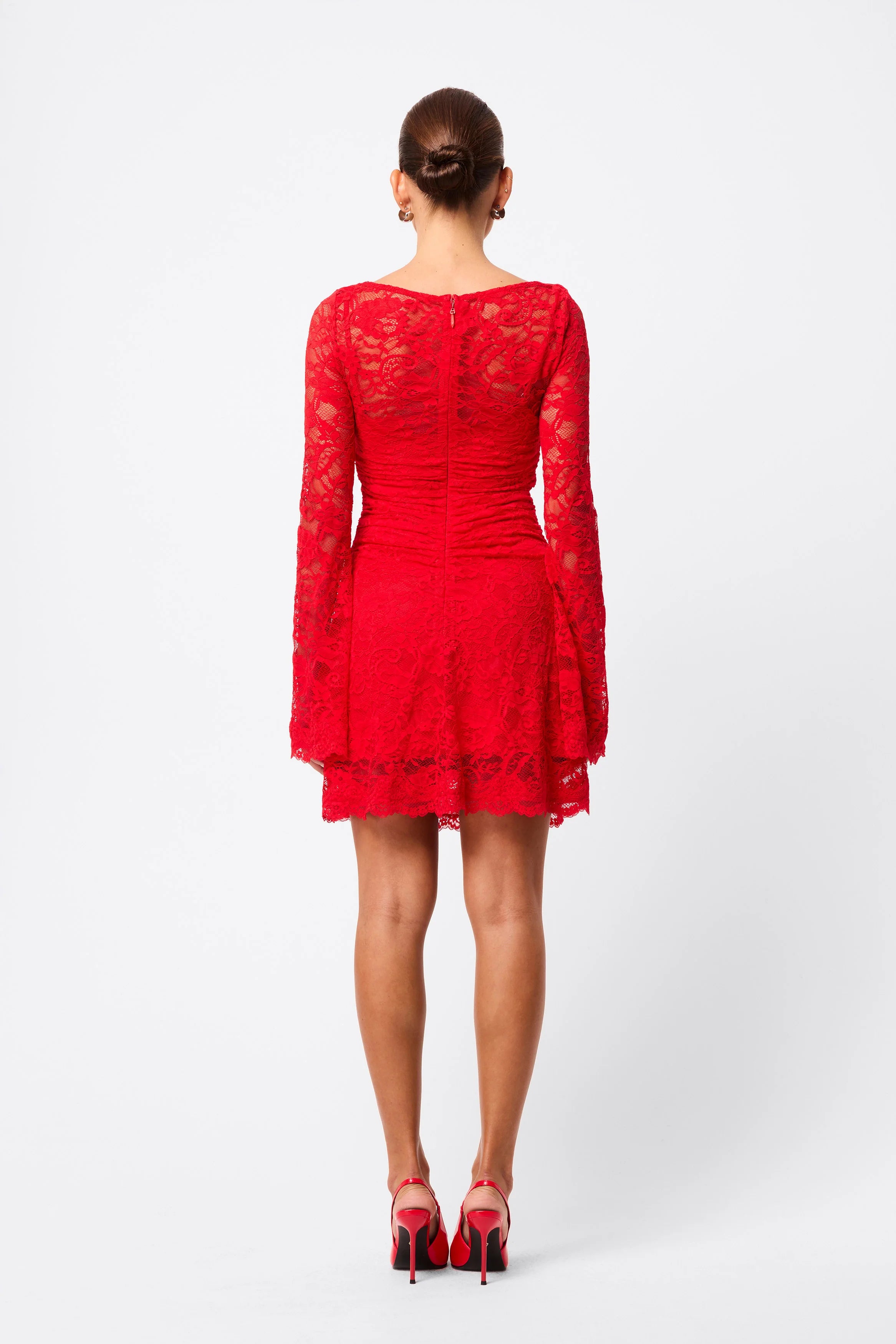 ellery mini dress red ELLERY MINI DRESS - RED