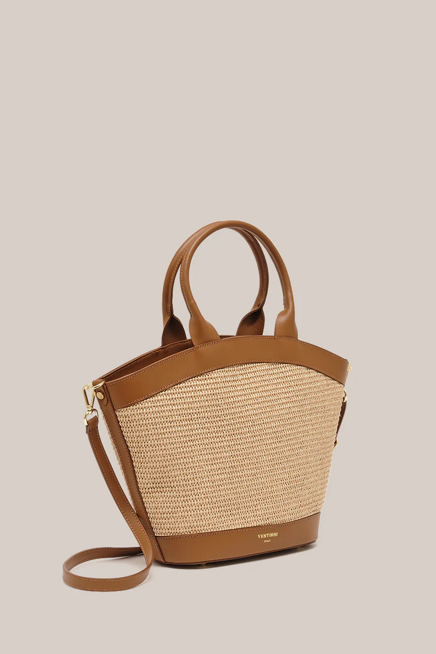 Vestirsi Lee Raffia Basket Bag