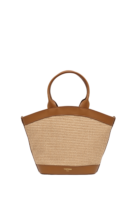 Vestirsi Lee Raffia Basket Bag