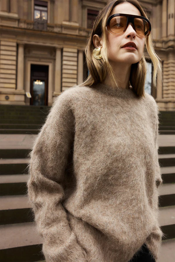 Sofia Irina Valeria Sweater - Brown
