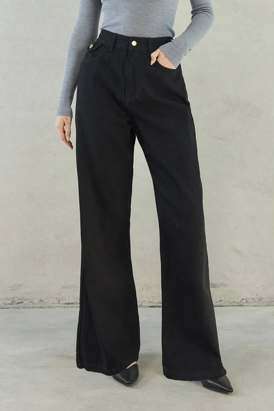 Sofia Irina Josefina Denim Pant - Black