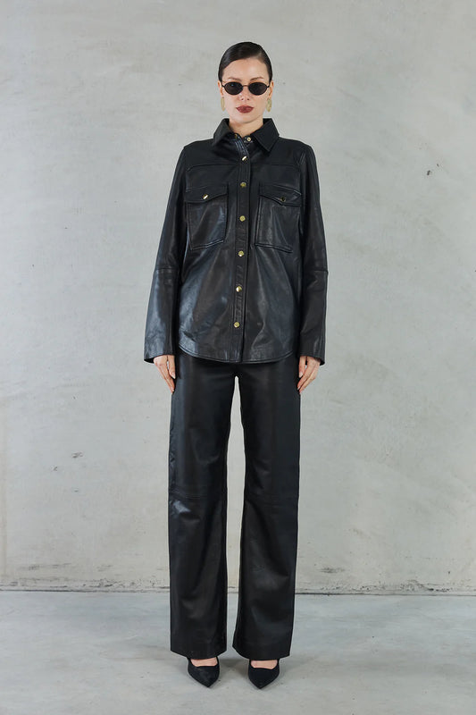 Sofia Irina Lucia Shirt - Black