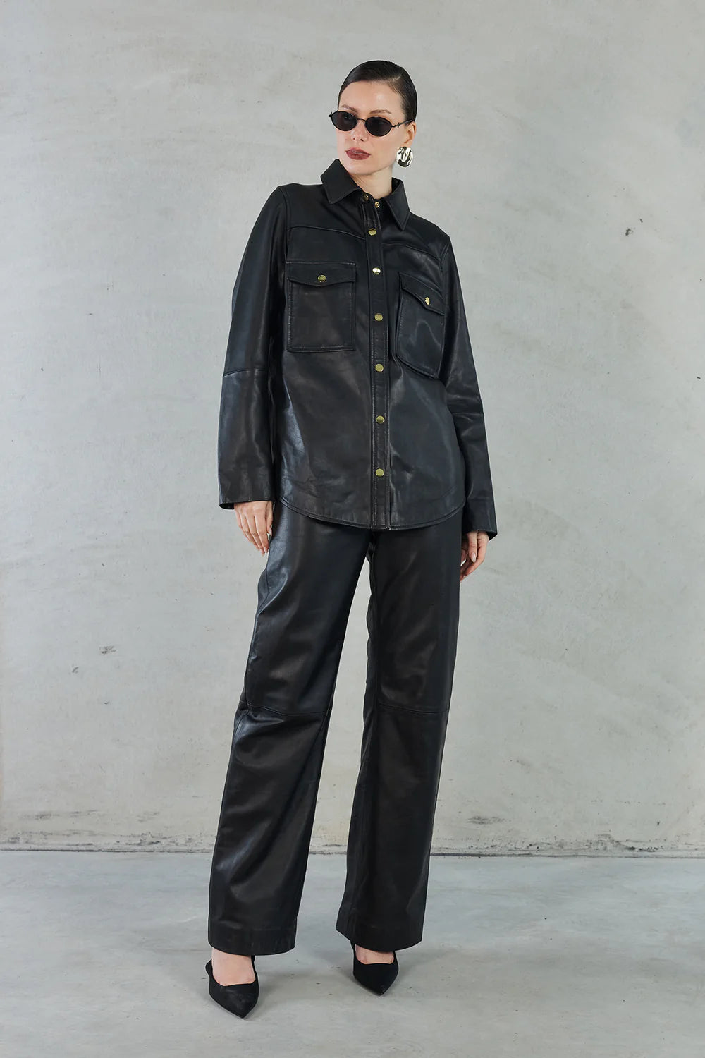 Sofia Irina Lucia Shirt - Black