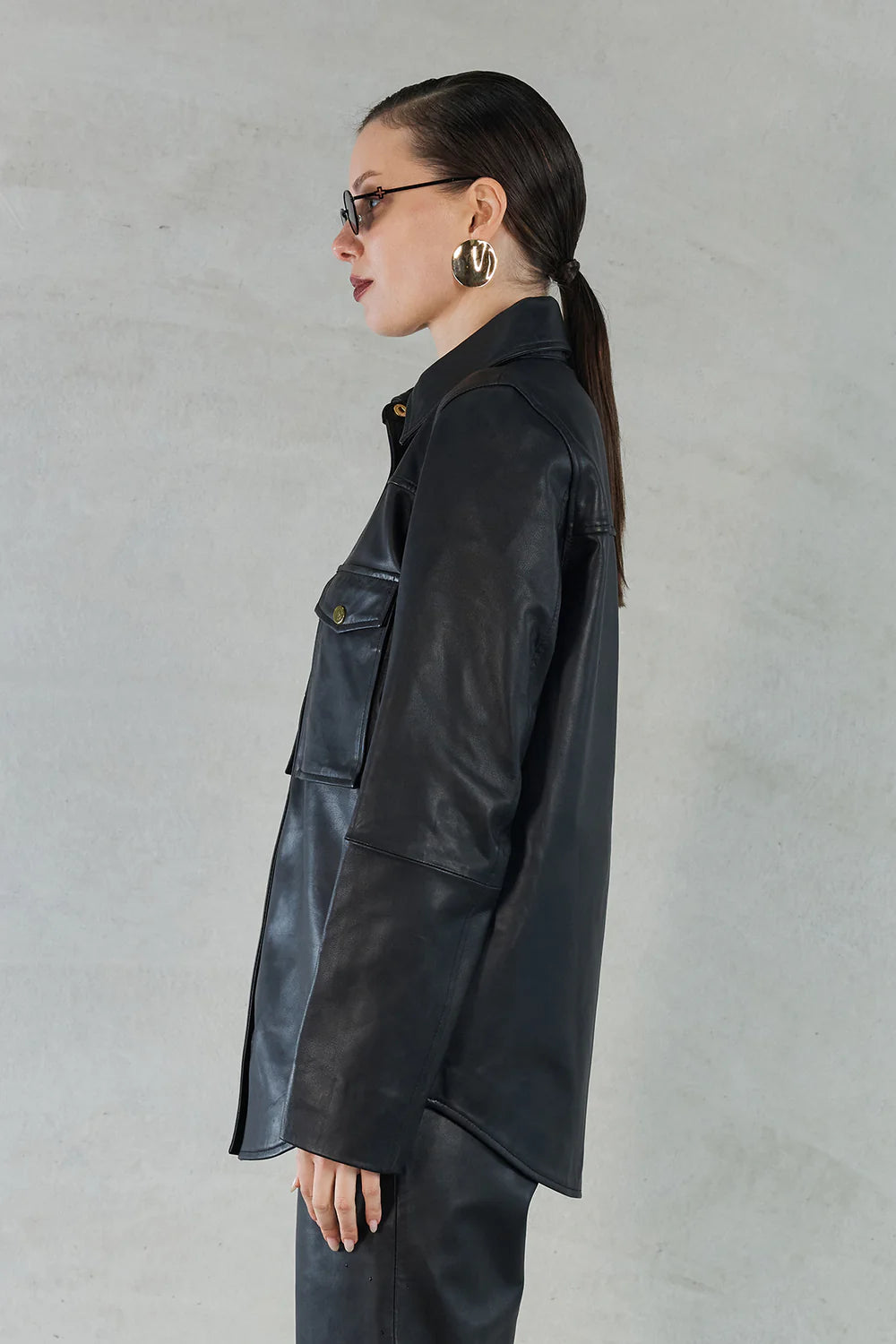 Sofia Irina Lucia Shirt - Black
