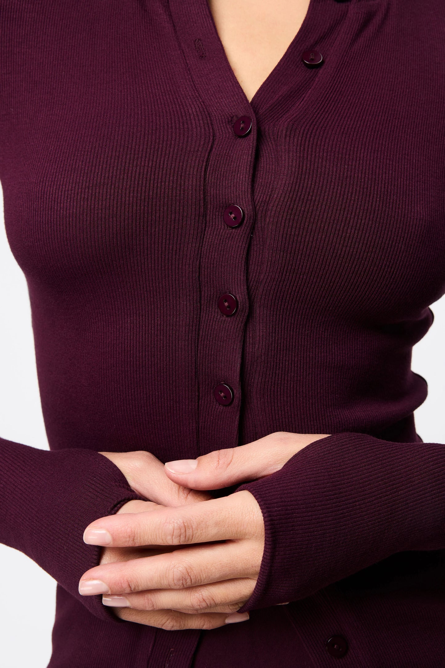Mossman Lyon Cardigan - Cherry Lacquer