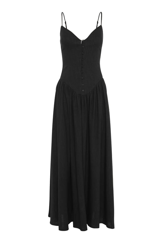 Mossman Common Ground Maxi Dress - Black