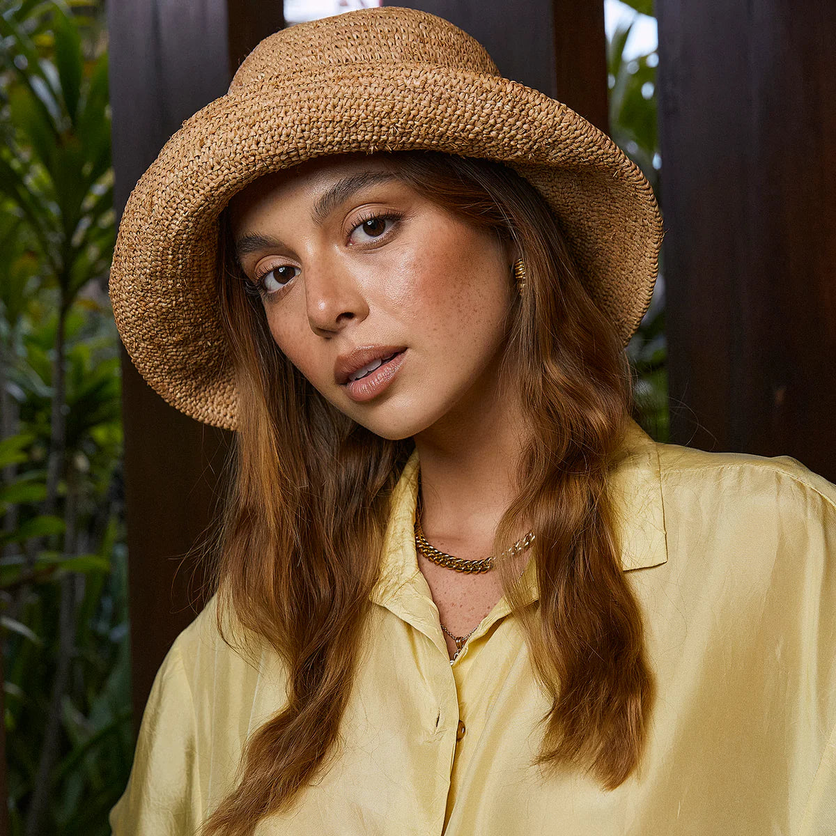 Arms Of Eve Mirabel Bucket Hat - Dark Natural