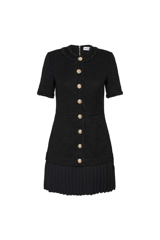 Rebecca Vallance Short Sleeved Margo Mini - Black