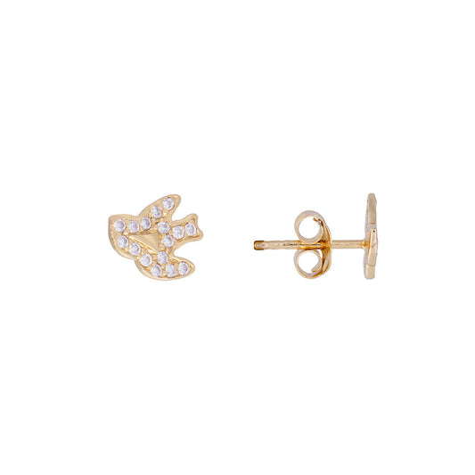 Fairley Sea Eagle Studs Gold