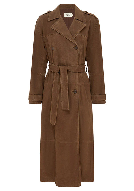MOS The Label Natalie Suede Trench