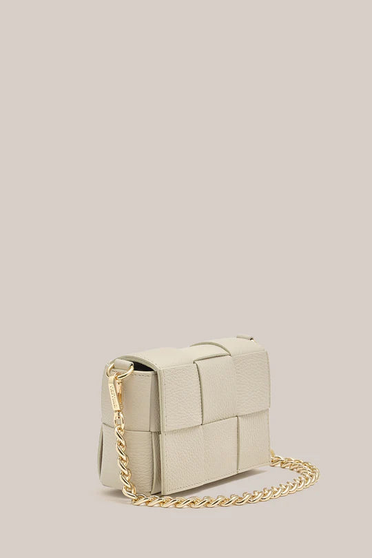 Vestirsi Margot Mini Leather Bag, Ivory