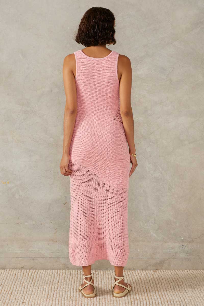 Mon Renn Marina Knit Dress - Pink