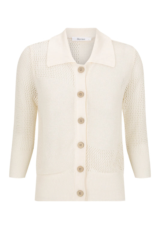 Morrison Emme Knit Cardigan - Milk