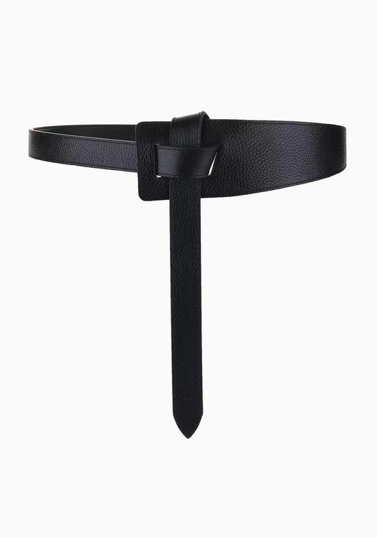 Morrison Katya Leather Belt -Black