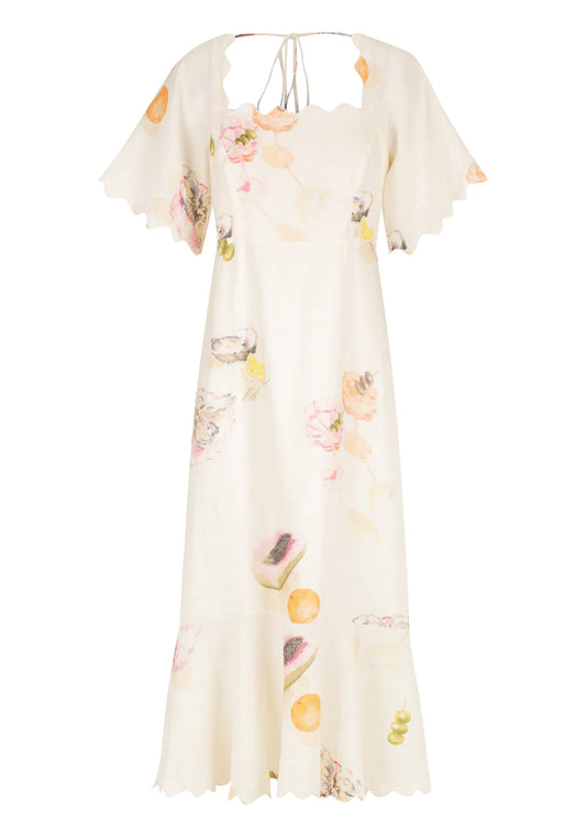 Morrison Aperitivo Linen Midi Dress