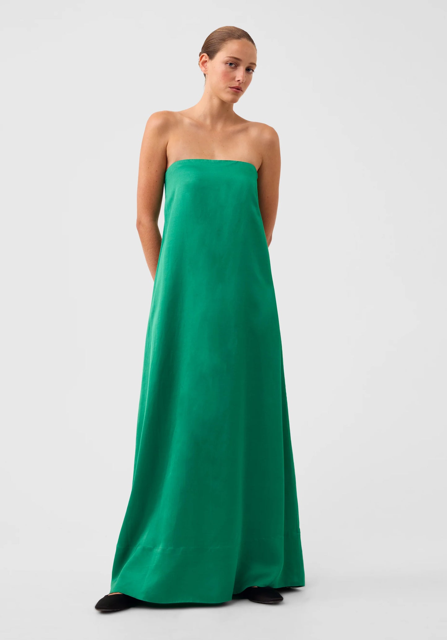 Morrison Willow Strapless Dress - Emerald