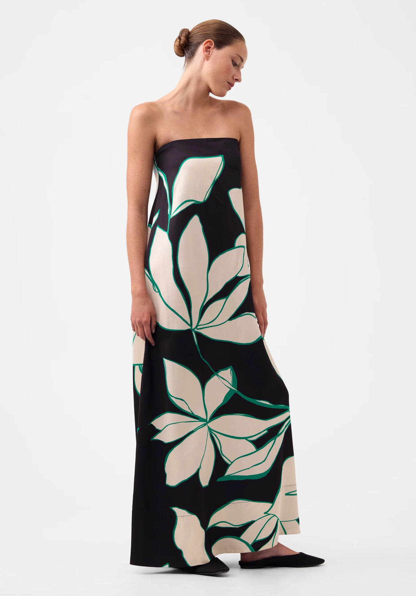 Morrison Willow Strapless Dress - Print