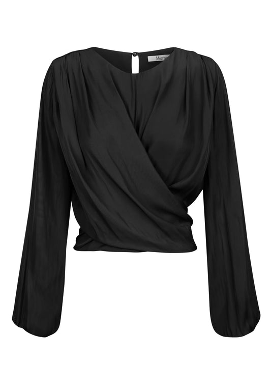 Morrison Oriana Wrap Top - Black