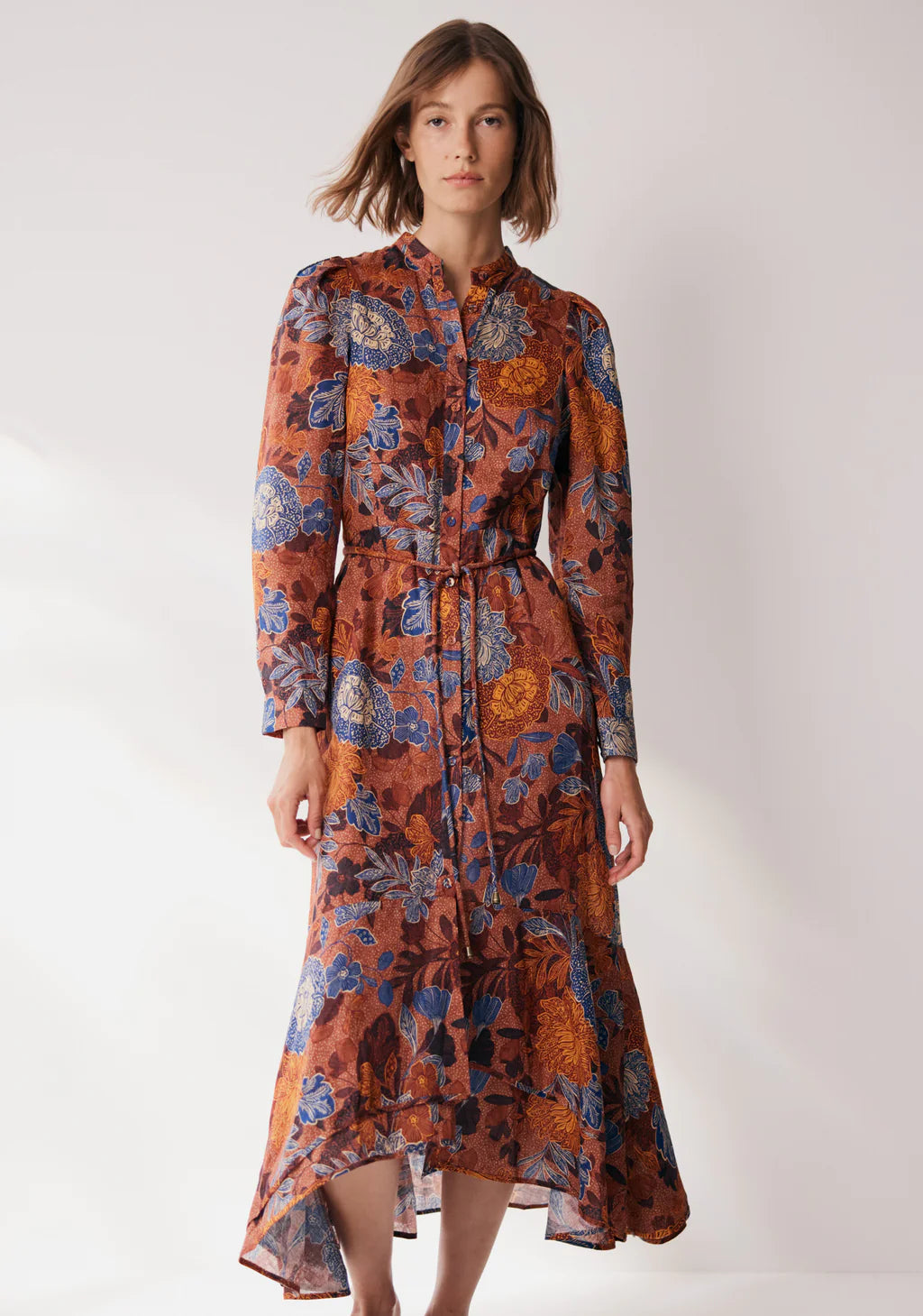 Morrison Lotus Midi Print Dress