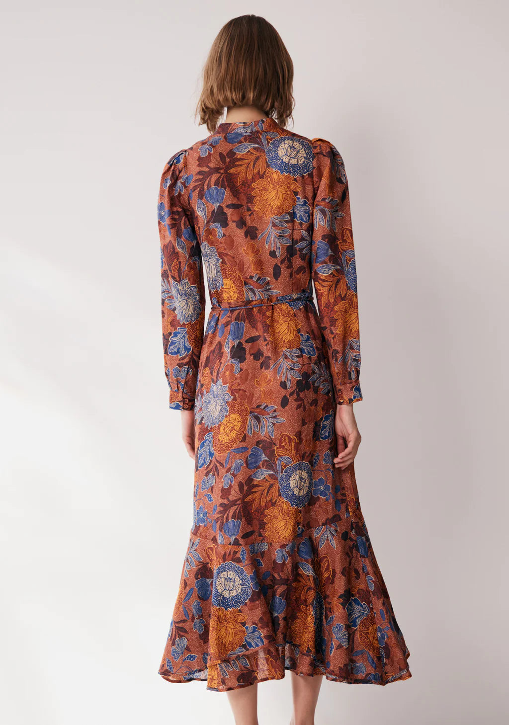 Morrison Lotus Midi Print Dress