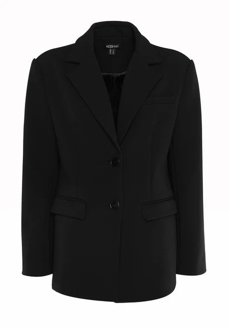 Mossman Boston Single Breasted Blazer - Black