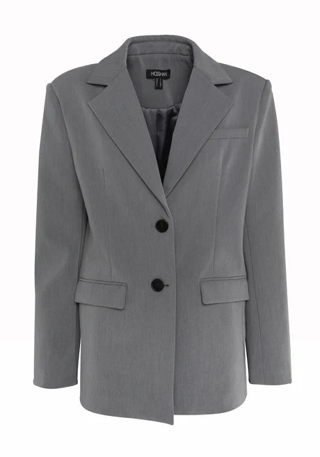 Mossman Boston Single Breasted Blazer - Grey