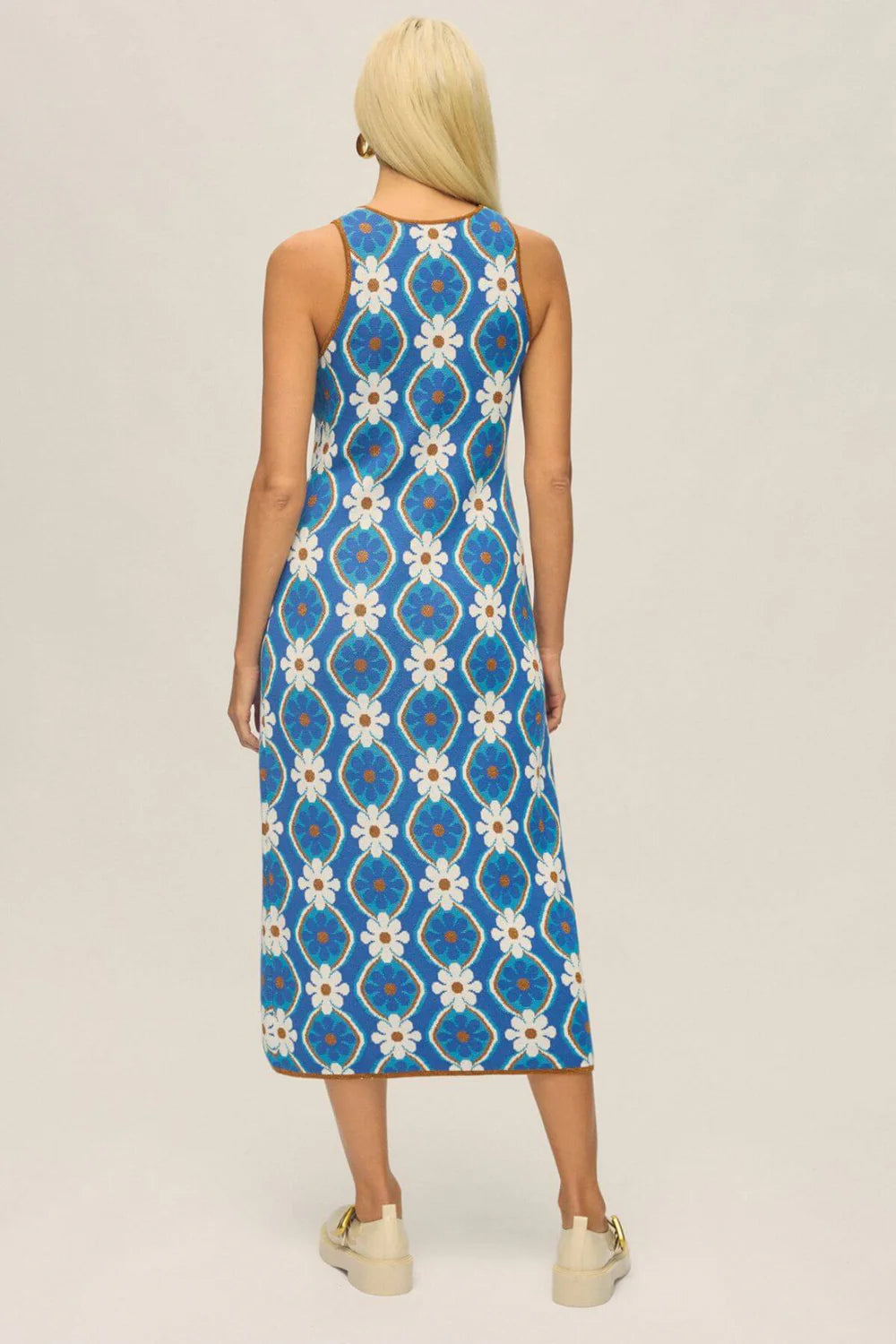 Nine Lives Bazaar Goldi Midi Dress - Mykonos