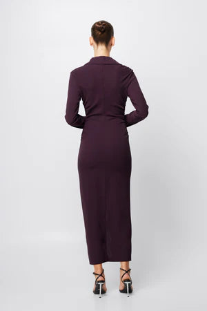 Mossman Loose Ends Midi Dress - Wine