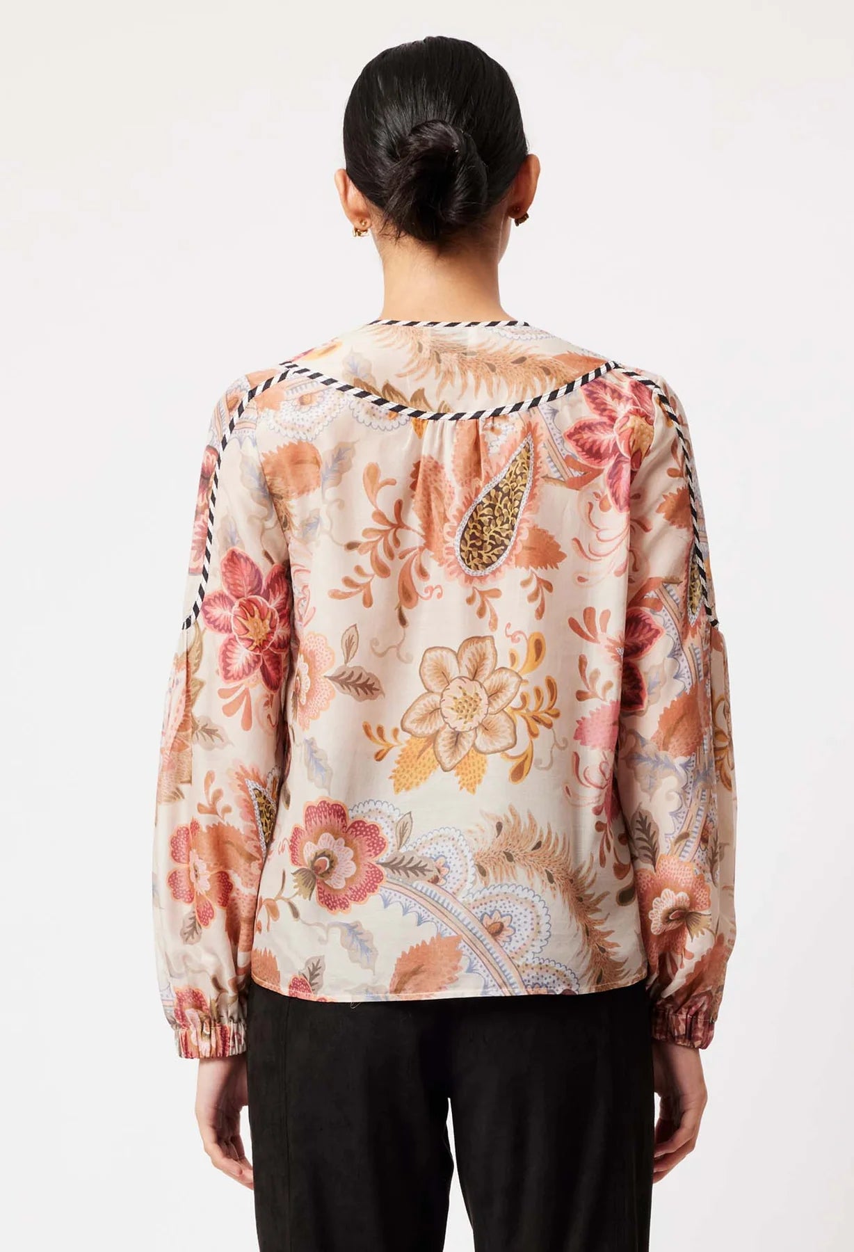 Once Was Altair Cotton Silk Top in aries Floral