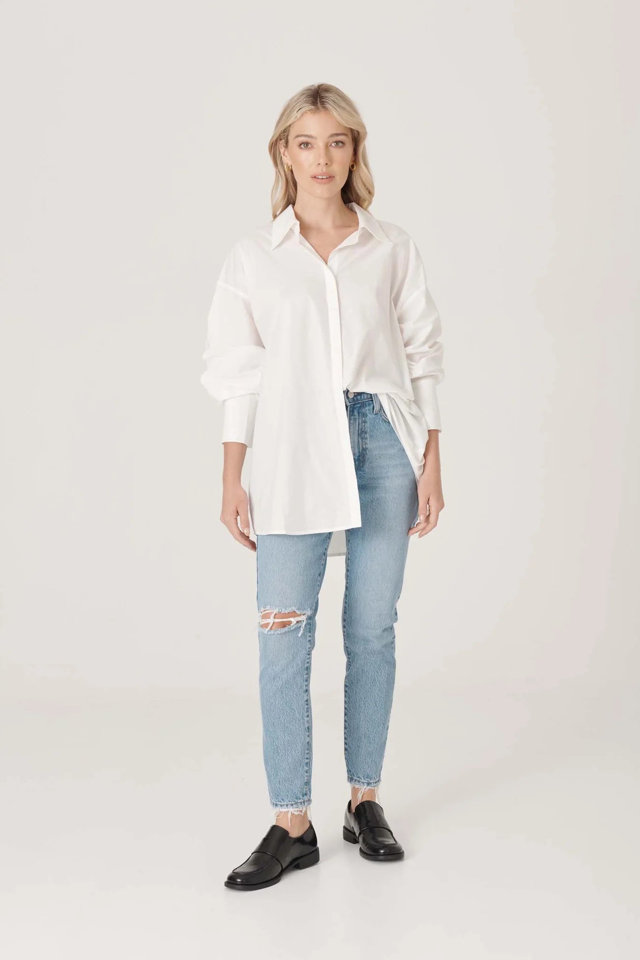 RAEF The Label Luna Shirt - White