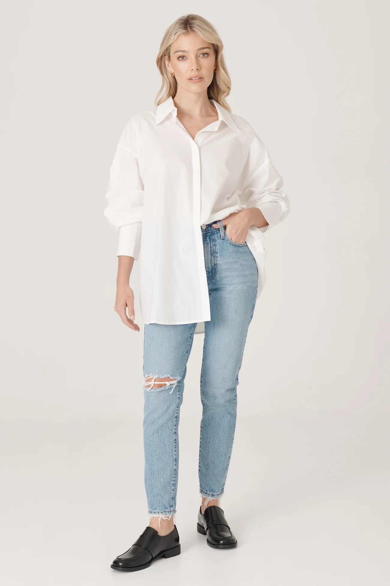 RAEF The Label Luna Shirt - White