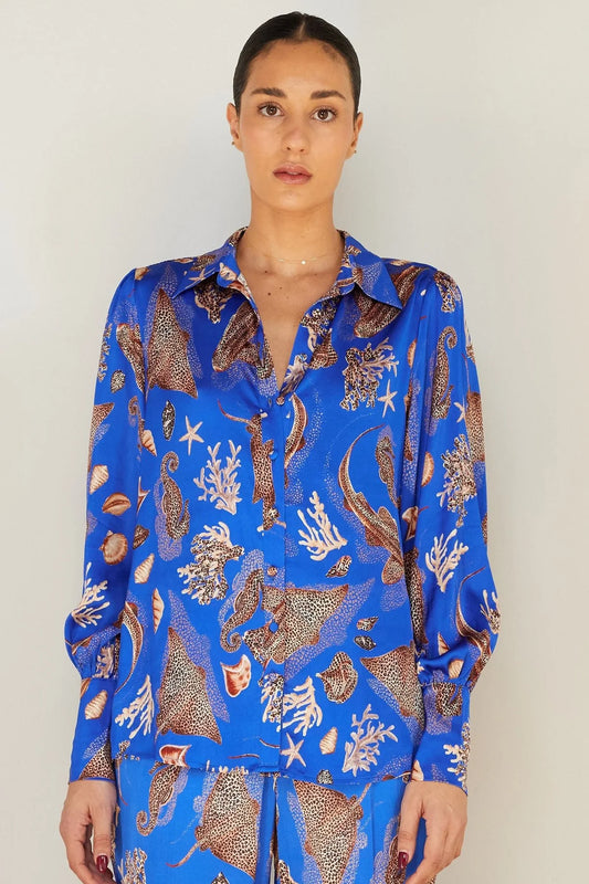 Ralf Studios Norman Shirt - Sealife Blue