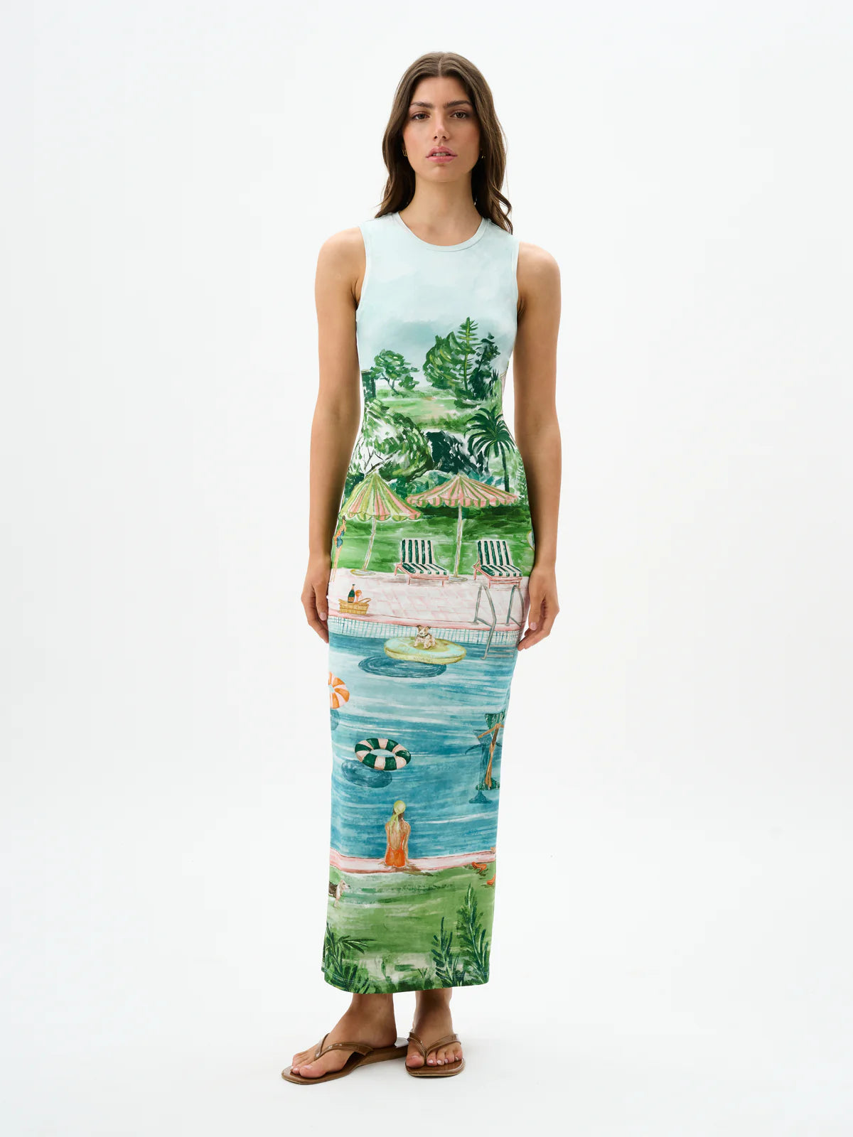 Roame Theodore Dress - Poolside Affair