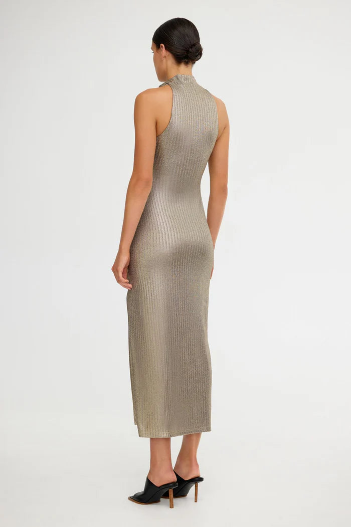 Significant Other Katia Midi Dress - Gold