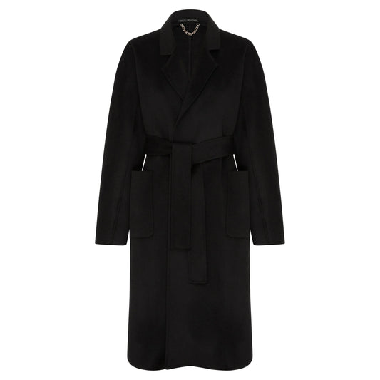 Birds of a Feather Couture Celine Wool Coat - Black