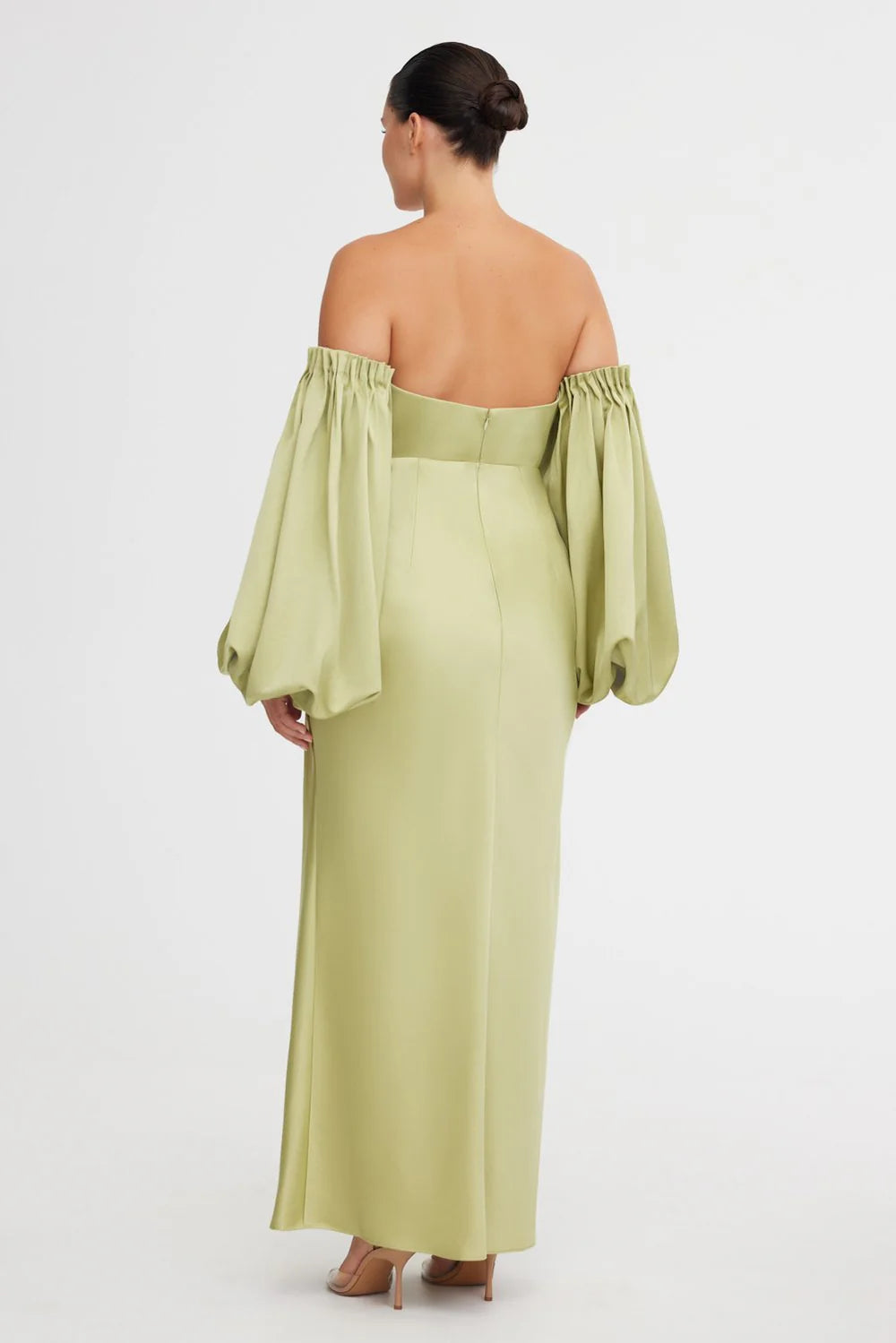 Significant Other Danika Off the Shoulder Dress - Matcha